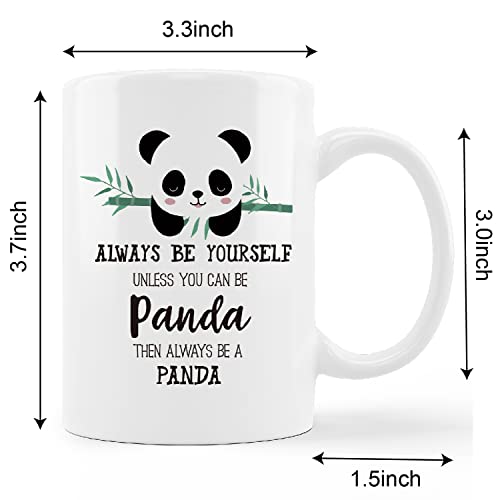 Funny Panda Inspirational Quote Always Be | Ceramic Coffee Mug | 11 OZ