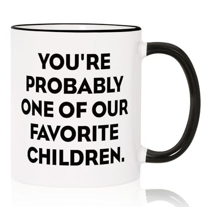 Funny Fathers Day Birthday Gifts for Son- You | Ceramic Coffee Mug | 11 OZ