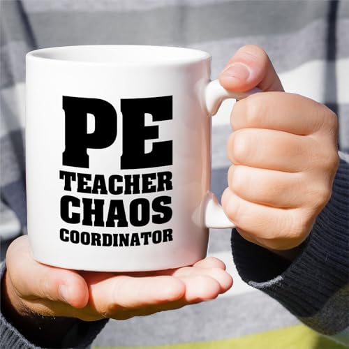 Funny PE Teacher Chaos Coordinator Or | Ceramic Coffee Mug | 11 OZ