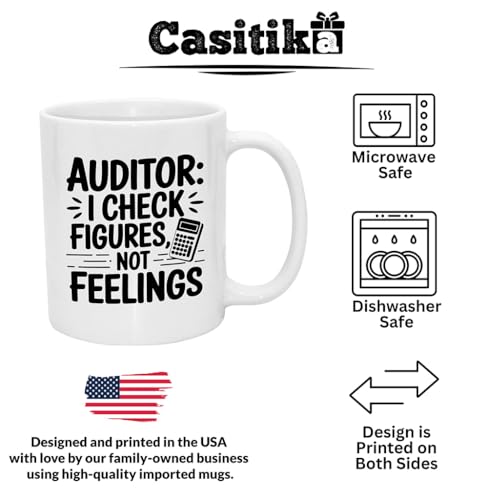 Auditor Gift Funny Accounting for CPA Gifts | Ceramic Coffee Mug | 11 OZ