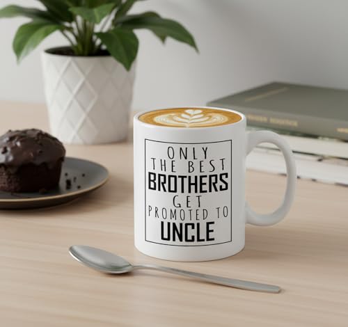 Veracco Only the Best Brothers Get Promoted to | Ceramic Coffee Mug | 11 OZ