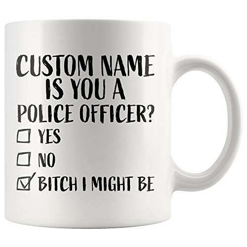 Personalized Police Officer Gift Graduation | Customised Coffee Mug | 11 OZ