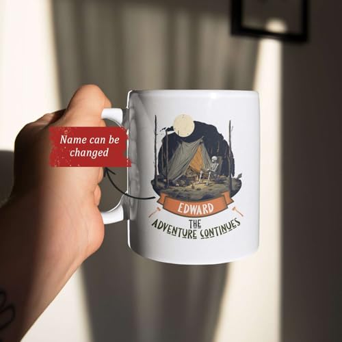 Personalized The Adventure Continues Custom | Customised Coffee Mug | 11 OZ