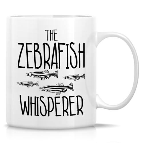 Funny Zebrafish Lover Whisperer Hilarious Gift | Ceramic Coffee Mug | 11 OZ