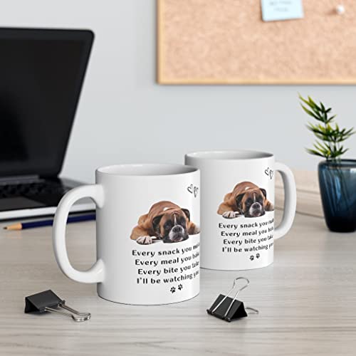 Boxer Dog Gifts for Women Men Funny Lovers | Ceramic Coffee Mug | 11 OZ