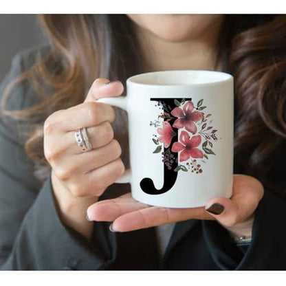 Personalized J Gifts Novelty Monogrammed | Customised Coffee Mug | 11 OZ