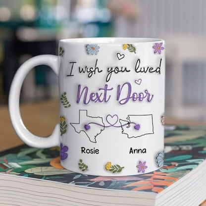 Wrappiness Personalized I Wish We Lived | Customised Coffee Mug | 11 OZ