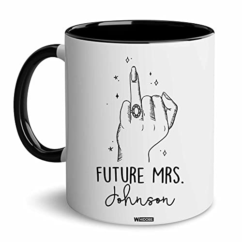 WHIDOBE Personalized Future Mrs Customized | Customised Coffee Mug | 11 OZ