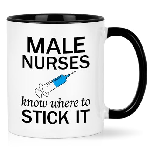 YHRJWN Nurse Gifts Male Nurses Week | Ceramic Coffee Mug | 11 OZ