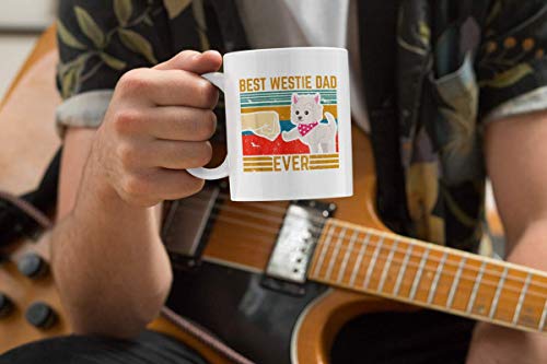 Best Westie Dad for Your Husband or Brother | Ceramic Coffee Mug | 11 OZ