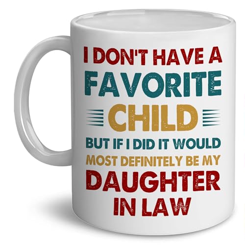 Mothers Day For Daughter In Law | Ceramic Coffee Mug | Father's Day Gift | Stylish Printed Design | Tea & Coffee Cup | 11oz