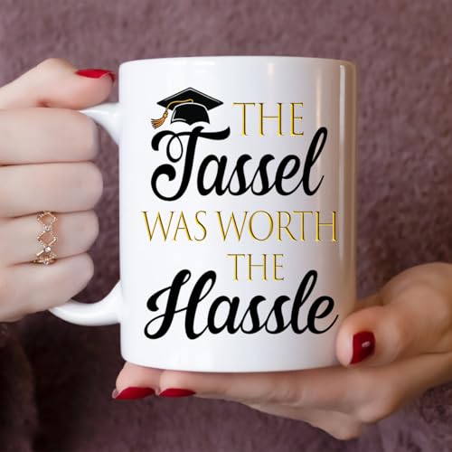 The Tassel Was Worth Hassle Music Therapy | Ceramic Coffee Mug | 11 OZ