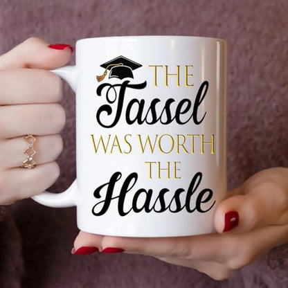 The Tassel Was Worth Hassle Music Therapy | Ceramic Coffee Mug | 11 OZ