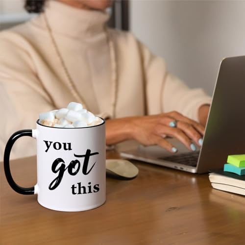 YHRJWN You Got This Gifts for Women Men | Ceramic Coffee Mug | 11 OZ