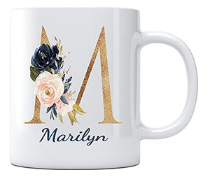 Happy Mothers Day with Name Marilyn Best Gifts | Ceramic Coffee Mug | 11 OZ