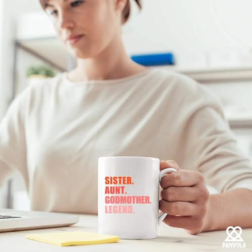 Sister Aunt Godmother Legend Auntie Mothers | Ceramic Coffee Mug | 11 OZ