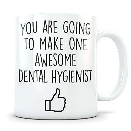 Dental Hygienist graduation gifts gift Funny | Ceramic Coffee Mug | 11 OZ