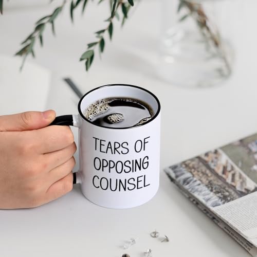 Maustic Lawyer Gifts for Men Women Tears of | Ceramic Coffee Mug | 11 OZ