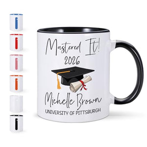 Personalized Graduation 2026 For Her Him | Customised Coffee Mug | 11 OZ