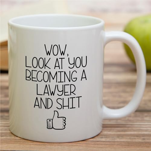 Funny for New Lawyers Legal Humor Law School | Ceramic Coffee Mug | 11 OZ
