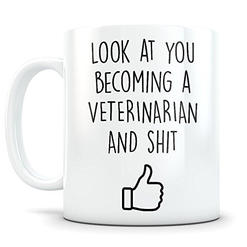 Veterinarian Graduation Gifts Veterinary | Ceramic Coffee Mug | 11 OZ