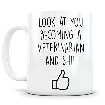 Veterinarian Graduation Gifts Veterinary | Ceramic Coffee Mug | 11 OZ