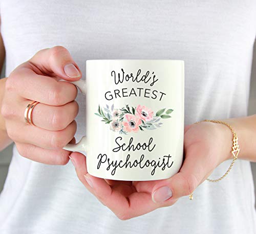 Gift for Women World s Greatest School | Ceramic Coffee Mug | 11 OZ