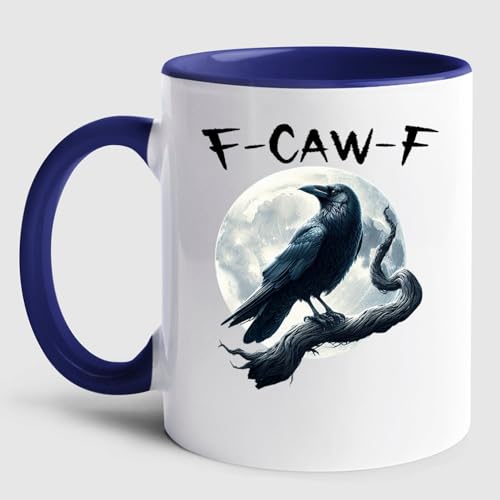 Funny FCAWF Cow Travel Gift For Office | Customised Coffee Mug | 11 OZ