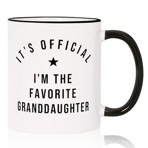 Granddaughter Gifts from Grandma Grandpa Funny | Ceramic Coffee Mug | 11 OZ