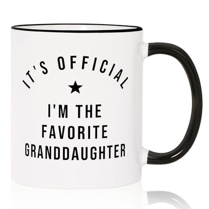 Granddaughter Gifts from Grandma Grandpa Funny | Ceramic Coffee Mug | 11 OZ