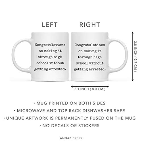 Graduation Gift Congratulations on Graduate | Ceramic Coffee Mug | 11 OZ
