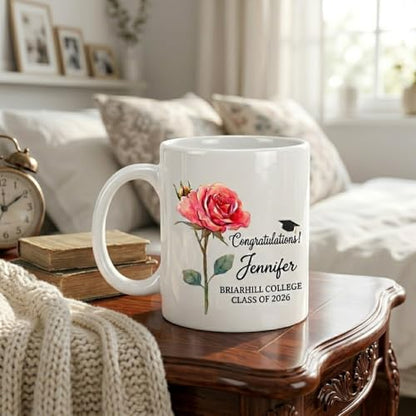 Hyturtle Personalized Graduation Gift Funny | Customised Coffee Mug | 11 OZ