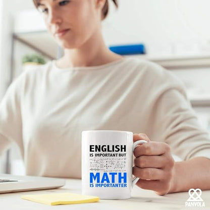 English Is Important But Math Importanter | Ceramic Coffee Mug | 11 OZ