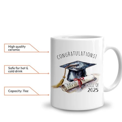 Personalized Graduation Gifts for Daughter | Customised Coffee Mug | 11 OZ