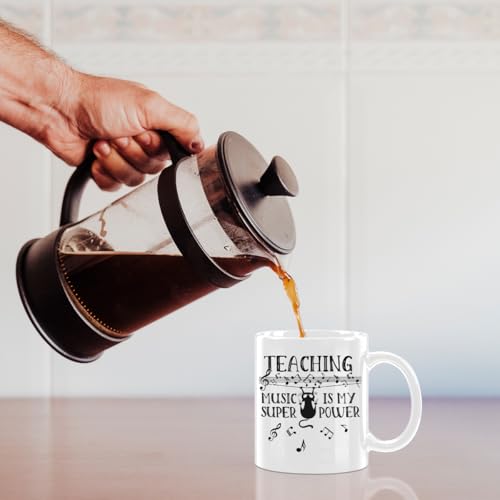 Music Teacher Gifts for Women Educators | Ceramic Coffee Mug | 11 OZ