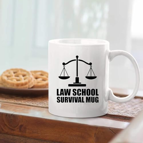 Law School Survival Future Lawyer Gifts | Ceramic Coffee Mug | 11 OZ