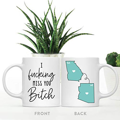 Funny Rude Long Distance Self Graduate | Ceramic Coffee Mug | 11 OZ