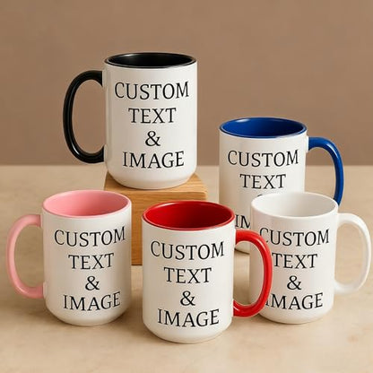 Custom with Picture Personalized Add Funny | Customised Coffee Mug | 11 OZ