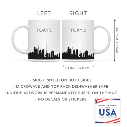 Tourist Travel Souvenir Gift Tokyo Japan | Ceramic Coffee Mug | 11 OZ