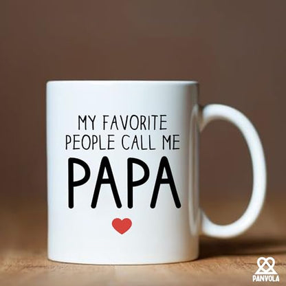 My Favorite People Call Me Papa Father s Day | Ceramic Coffee Mug | 11 OZ