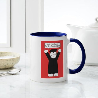 Graduation Congratulations In Spanish Student | Ceramic Coffee Mug | 11 OZ