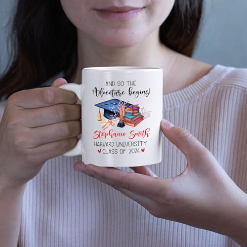 Personalized Name School Class Graduation | Customised Coffee Mug | 11 OZ