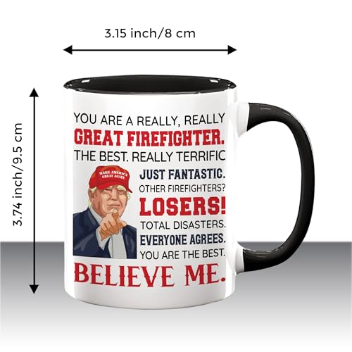 Firefighter Gifts for Men Women EMT Fireman | Ceramic Coffee Mug | 11 OZ