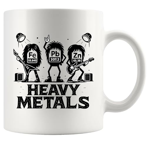 Chemistry Heavy Metals Gifts Science Lovers | Ceramic Coffee Mug | 11 OZ
