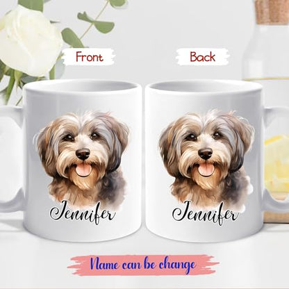 Personalized Havanese Dogs Accent Cute Dog | Customised Coffee Mug | 11 OZ
