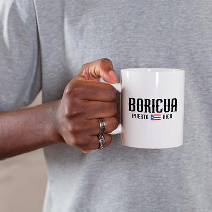 Puerto Rico Boricua Rican Gifts For Men Women | Ceramic Coffee Mug | 11 OZ