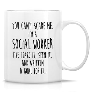 Funny Social Worker Gift Work Graduation | Ceramic Coffee Mug | 11 OZ