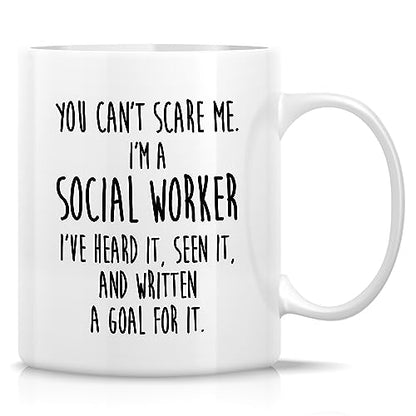 Funny Social Worker Gift Work Graduation | Ceramic Coffee Mug | 11 OZ