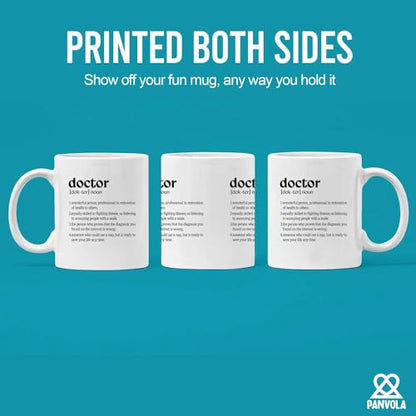 Doctor Definition Gifts Dr Mom Dad Husband | Ceramic Coffee Mug | 11 OZ