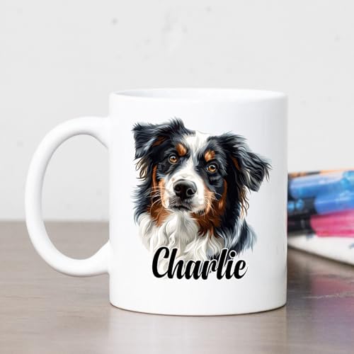 Personalized Australian Shepherd Gift For | Customised Coffee Mug | 11 OZ